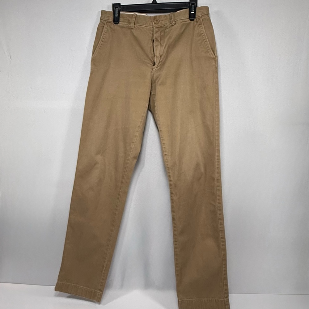 J.Crew Stretch 770 Straight-Fit Khaki Chino Pants Size W32 L34